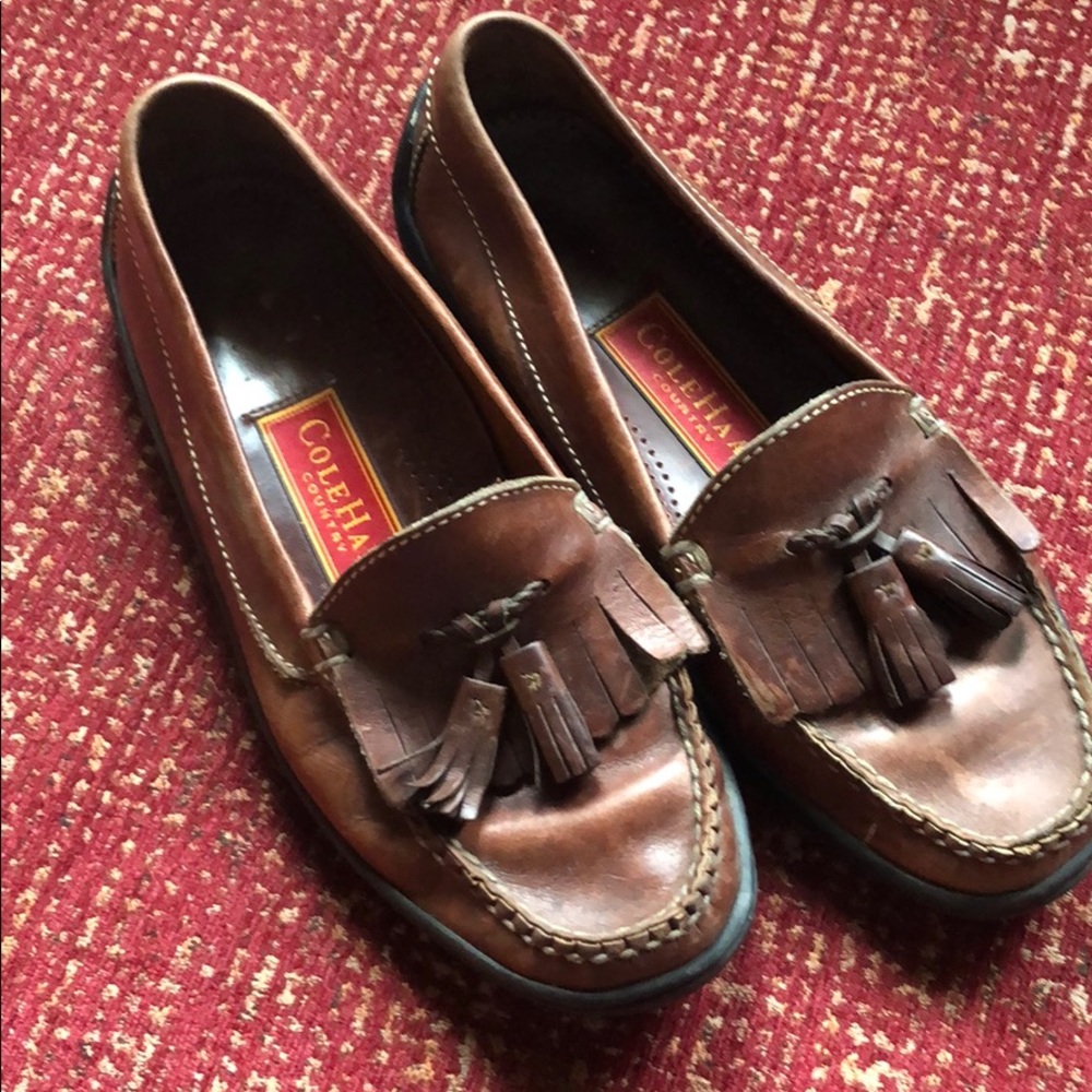 Cole Haan chestnut loader size 8
